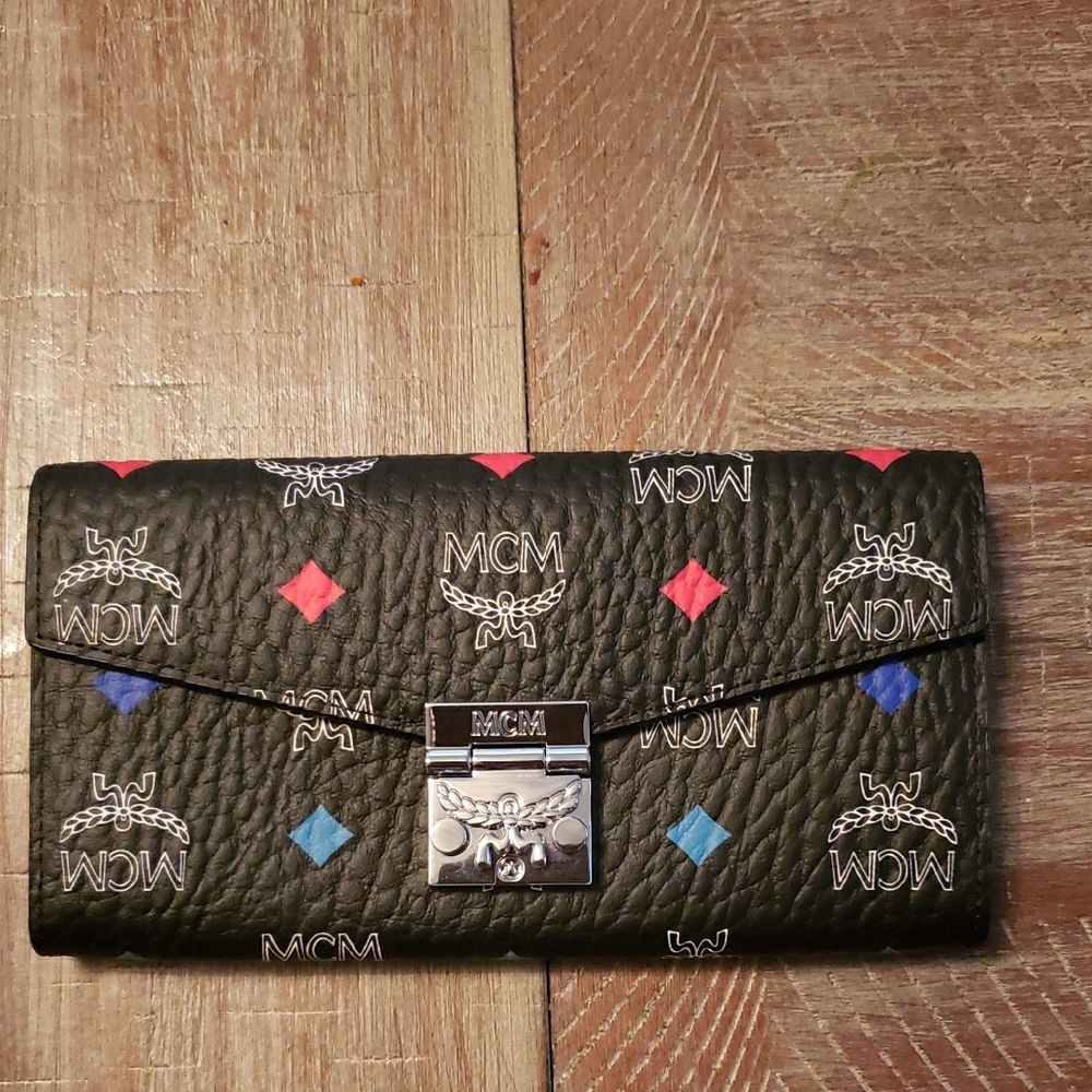 MCM Black Leather Wallet